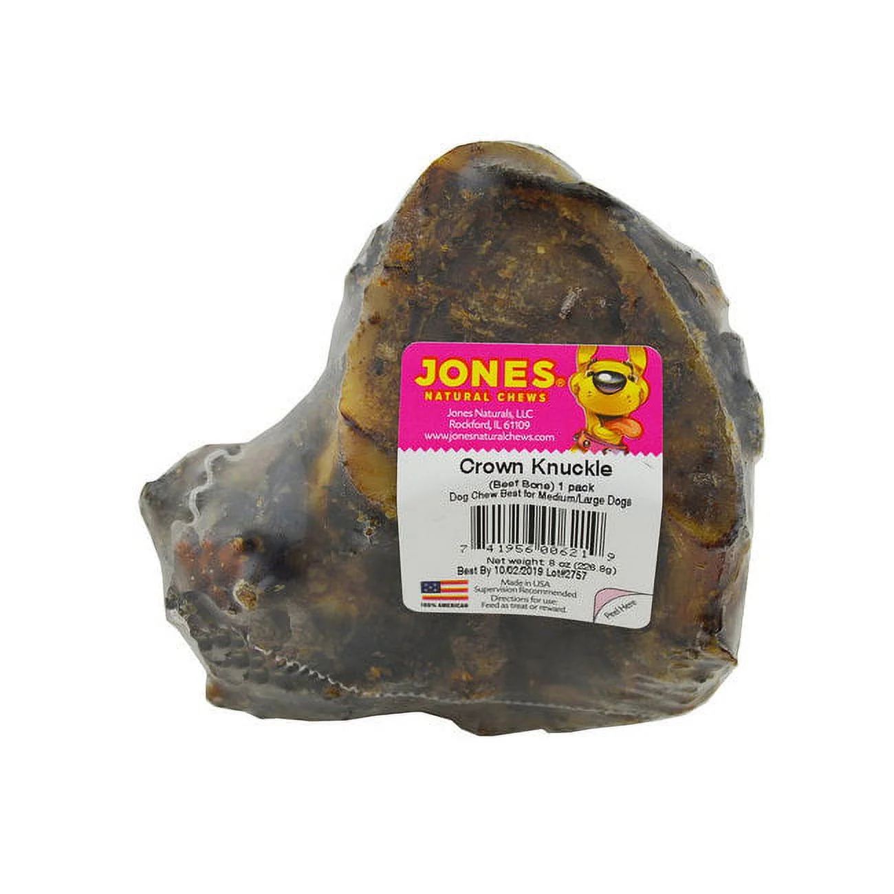 Jones Natural Chews Crown Knuckle 1ct