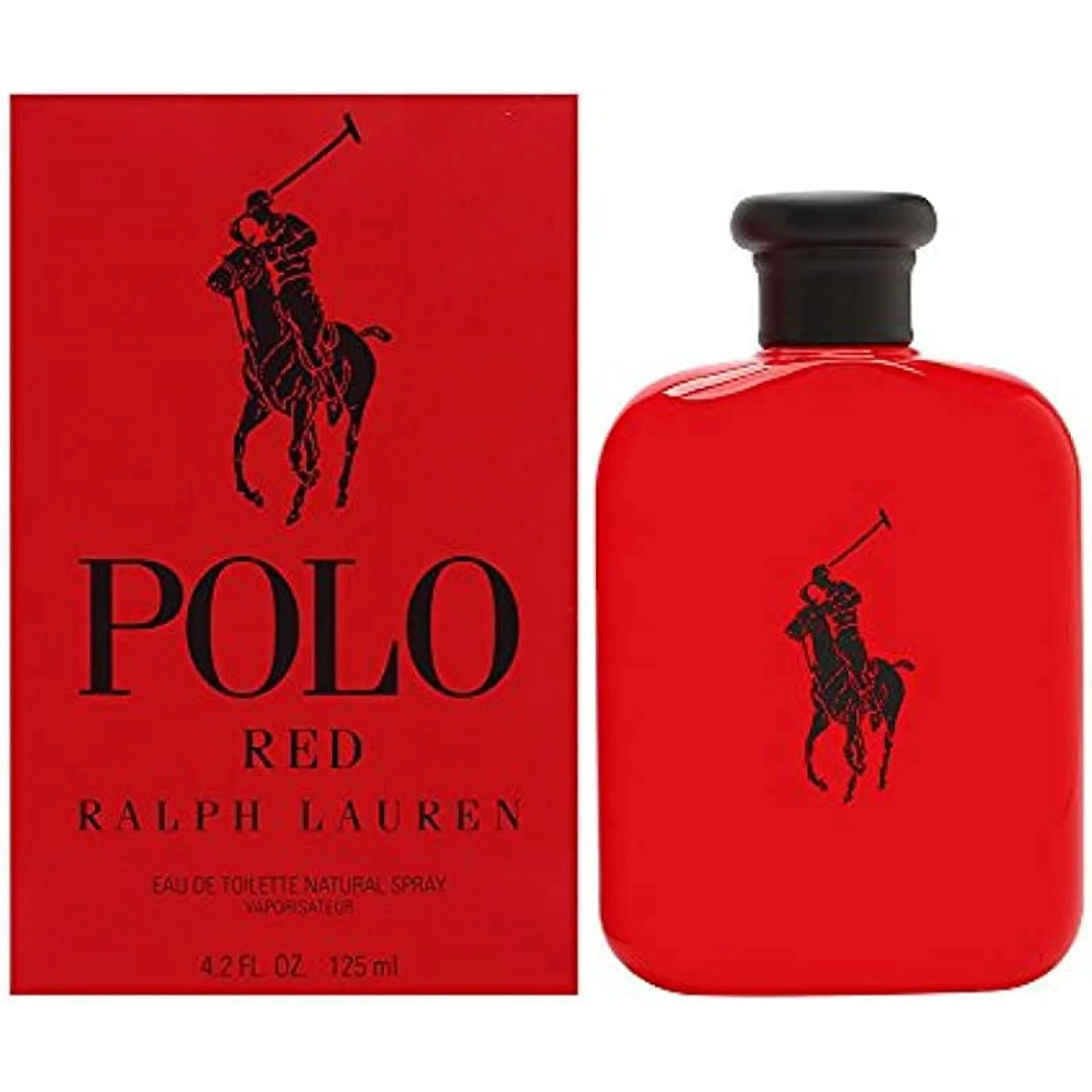 Ralph Lauren Polo Red Eau de Toilette Spray for Men, 4.2 Ounce
