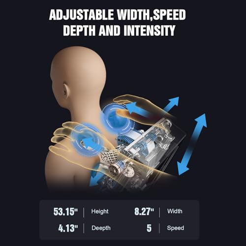 2024 A688 Heaven Duet Massage Chair-4D & 3D Dual-Mechanism Zero Gravity Recliner with Yoga Stretch and Electric Automatic Footrest Extension-Full Body Relaxation (Black)