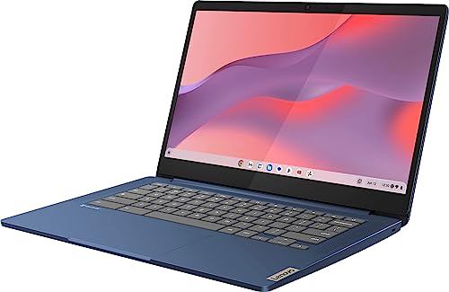 Lenovo Flagship Chromebook, 14'' FHD Touchscreen Slim Thin Light Laptop Computer, 8-Core MediaTek Kompanio 520 Processor, 4GB RAM, 64GB eMMC, WiFi 6,Chrome OS, Abyss Blue