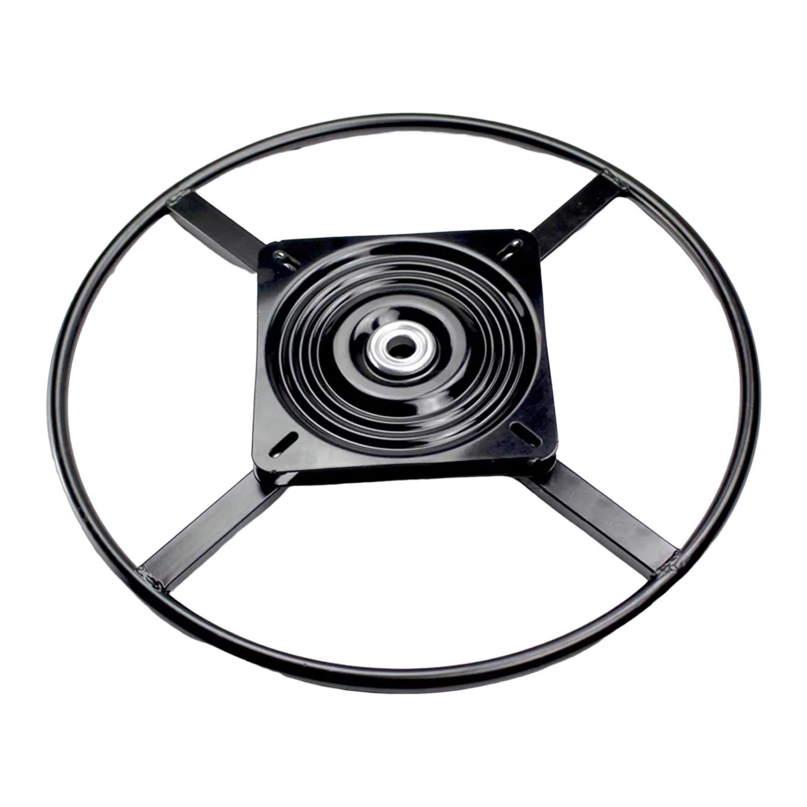 60cm recliner Sofa Chairs Base Bracket Free Rotation 25cm Mechanism Bottom Plate Black Color Replacement Accessories Hardware