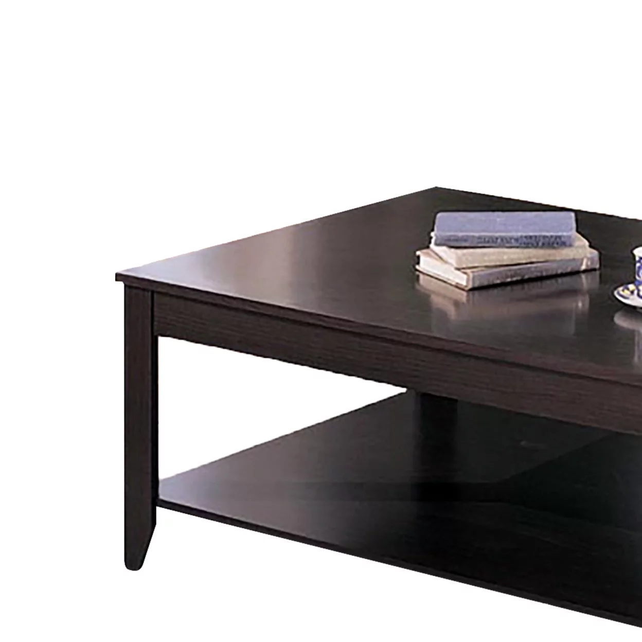 Monarch Specialties Brooks 3-piece Occasional Table Set with Lower Shelf Cappuccino