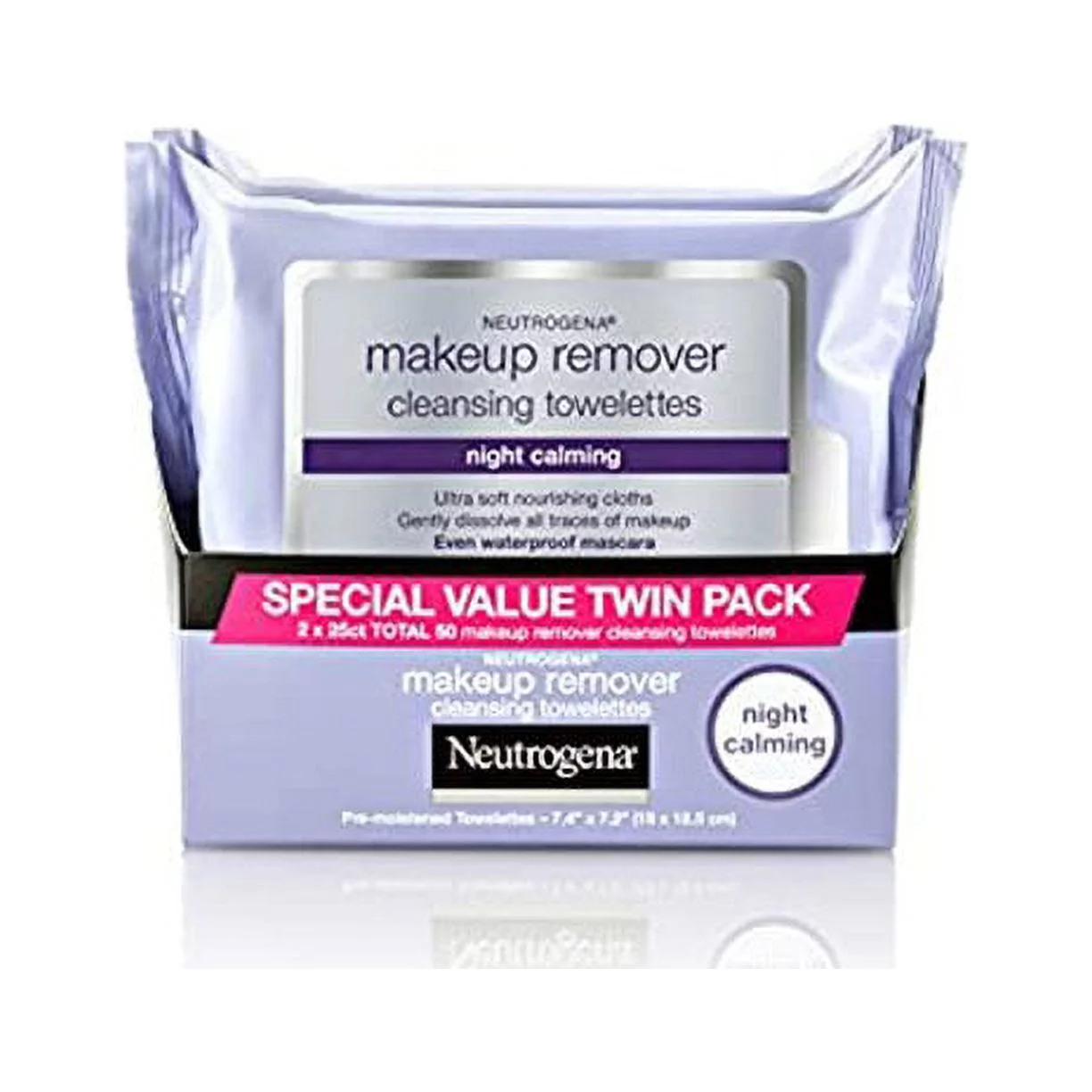 4 Pack - Neutrogena Make-Up Remover Cleansing Towelettes 25 Each