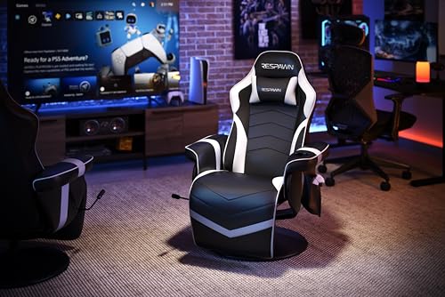 RESPAWN 900 Racing Style Gaming Recliner, Reclining Gaming Chair, in Gray RSP 900 GRY