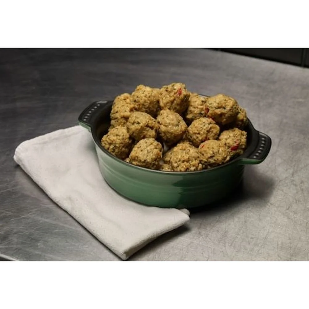 Alpha Foods Plant-Based Chik n Garlic Basil Meatball, 10 Pound