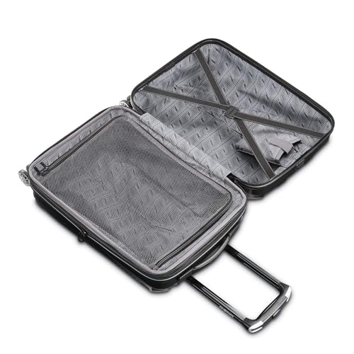 Samsonite Centric 2 Hardside Expandable Luggage with Spinner Wheels, Black, Carry-On 20-Inch