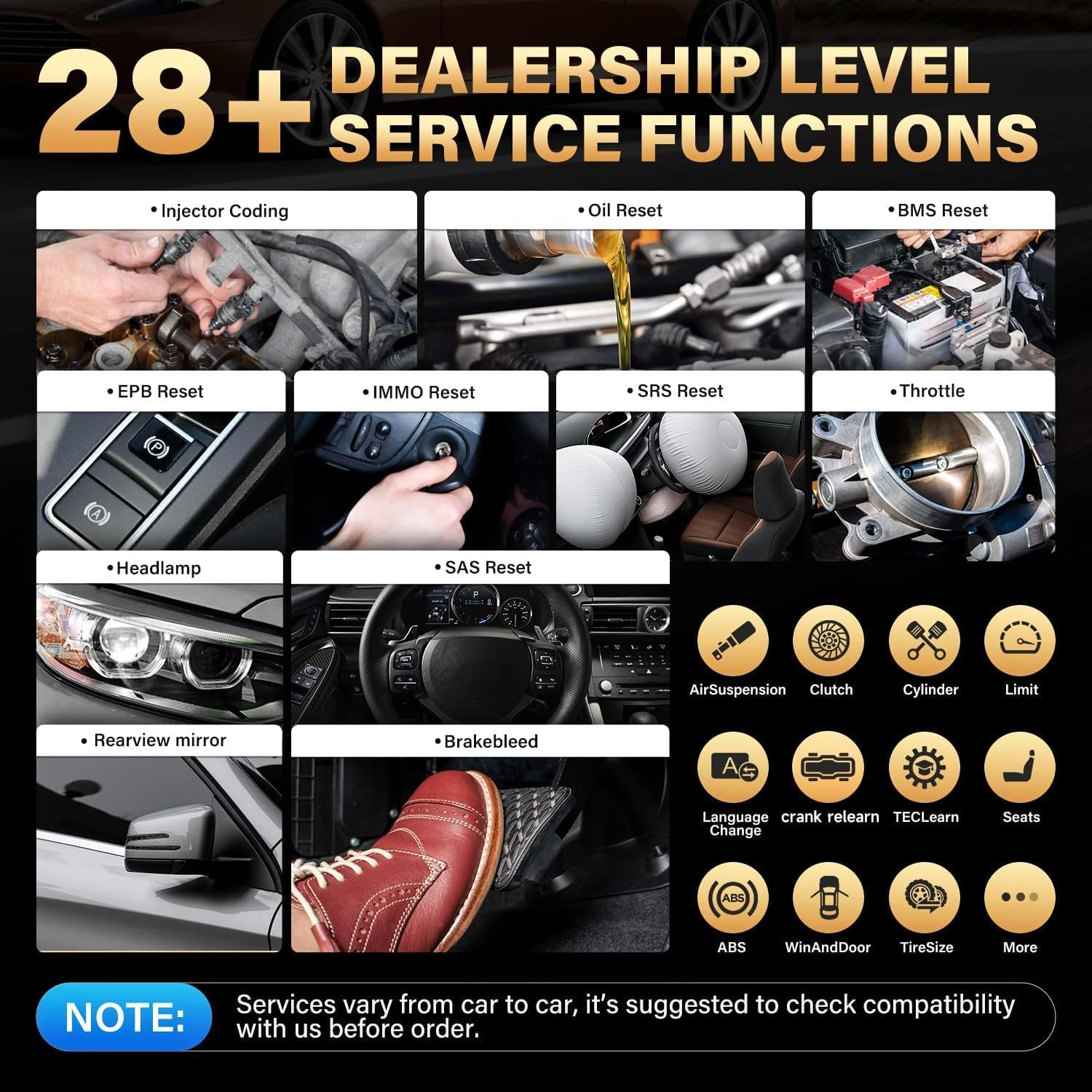 Autel MaxiCheck MX808S Scanner, 2024 Bidirectional 11OS US Ver. of MaxiCOM MK808S/ MK808Z, Function as MX900 MK900 MK900BT, 3000+ Active Test, 28+ Service, OE All System Scan Tool, FCA Autoauth