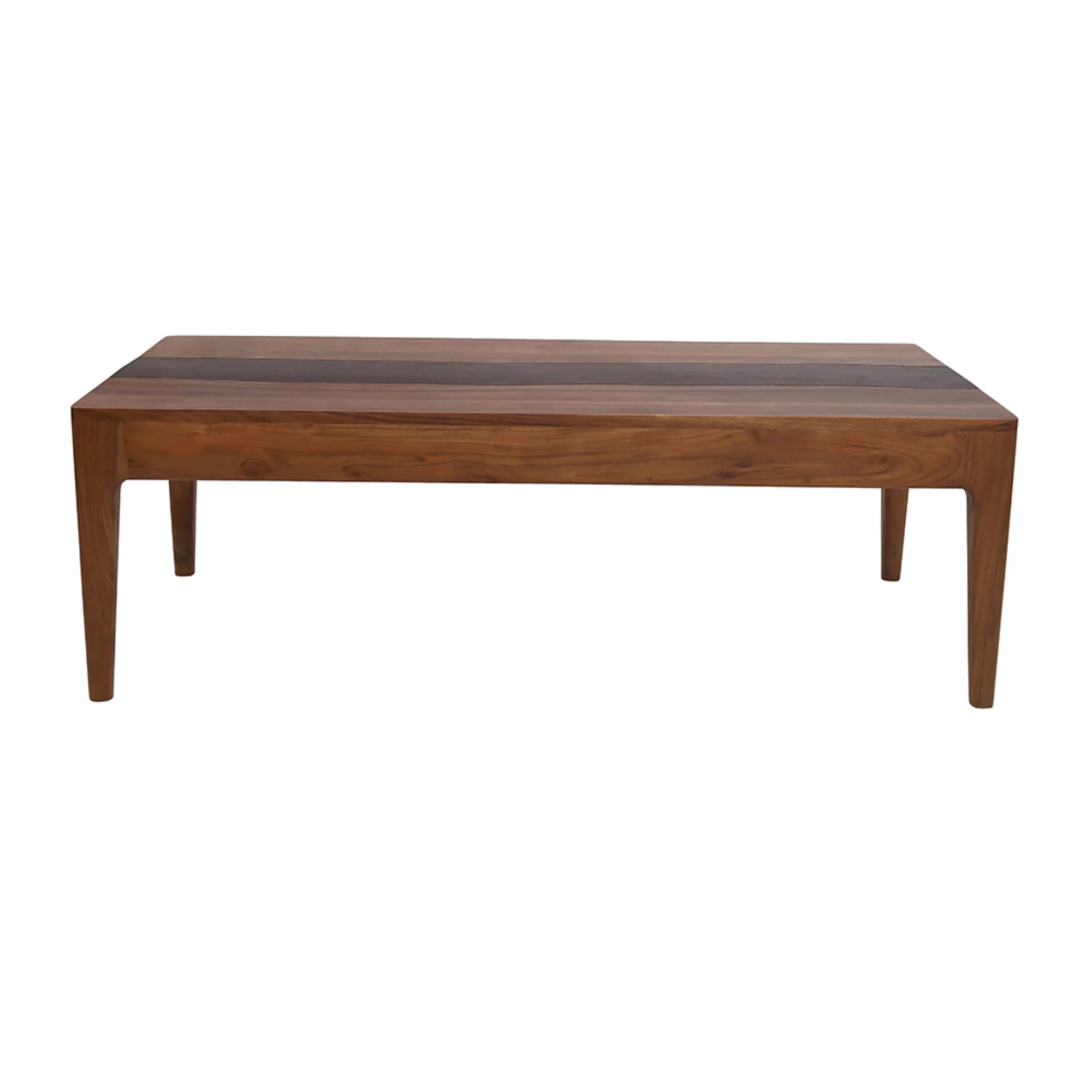 CC Home Furnishings Wooden Rectangular Coffee Table - 4.25'