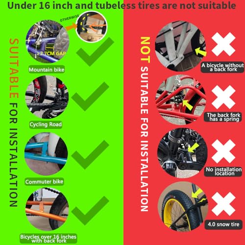 BAIZIFU DIY Electric Bike Conversion kit 250W Brushless Motor and Controller,Electric Bike Booster kit Waterproof Ebike Conversion Kit Friction Drive Bicycle Kit