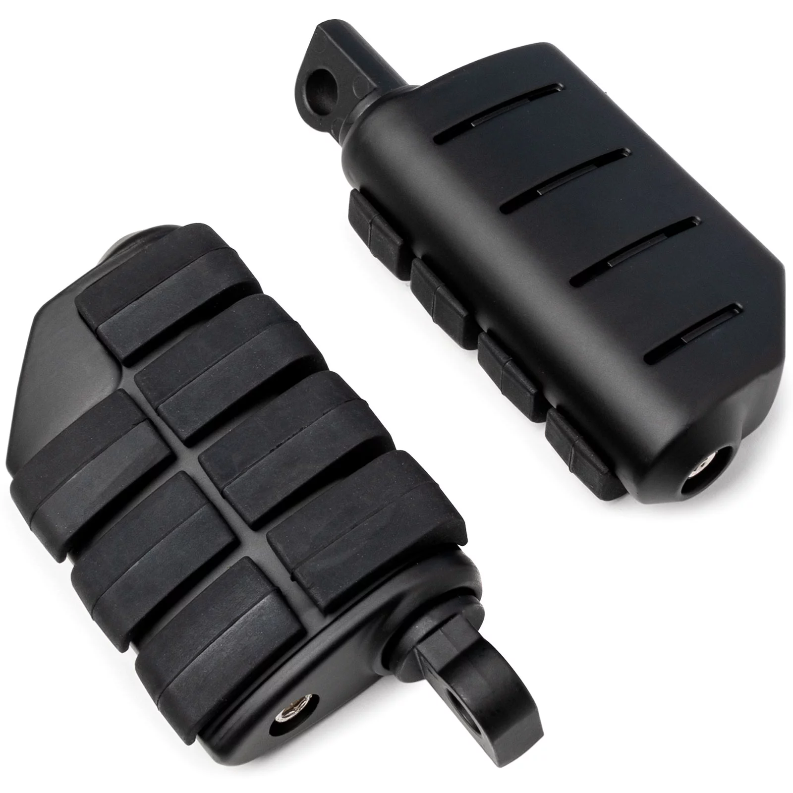 2x Dually Style Foot Pegs (Left & Right) Compatible with 1996-2006 Harley Davidson Road King EFI FLHRI