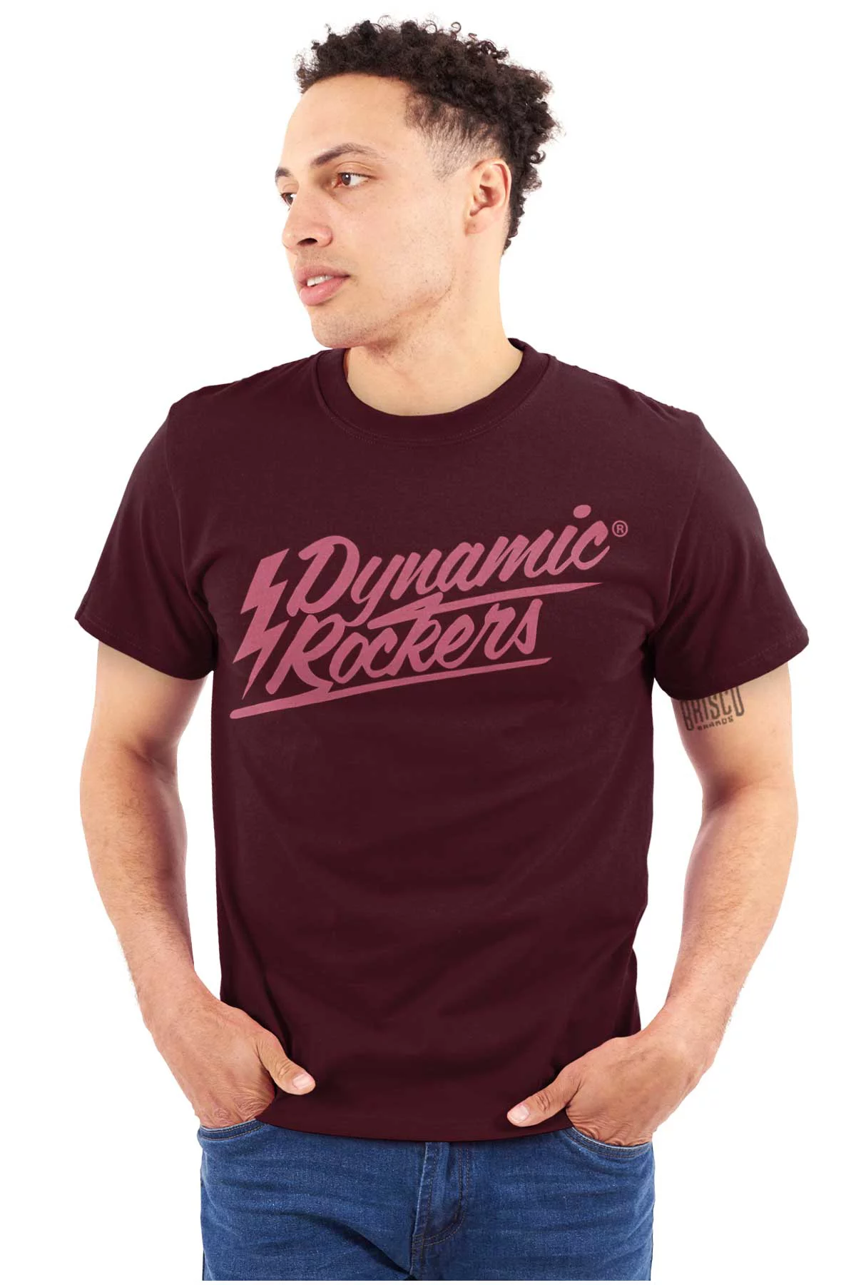 Hip Hop Duo Dynamic Rockers Logo Men's Graphic T Shirt Tees Brisco Brands X