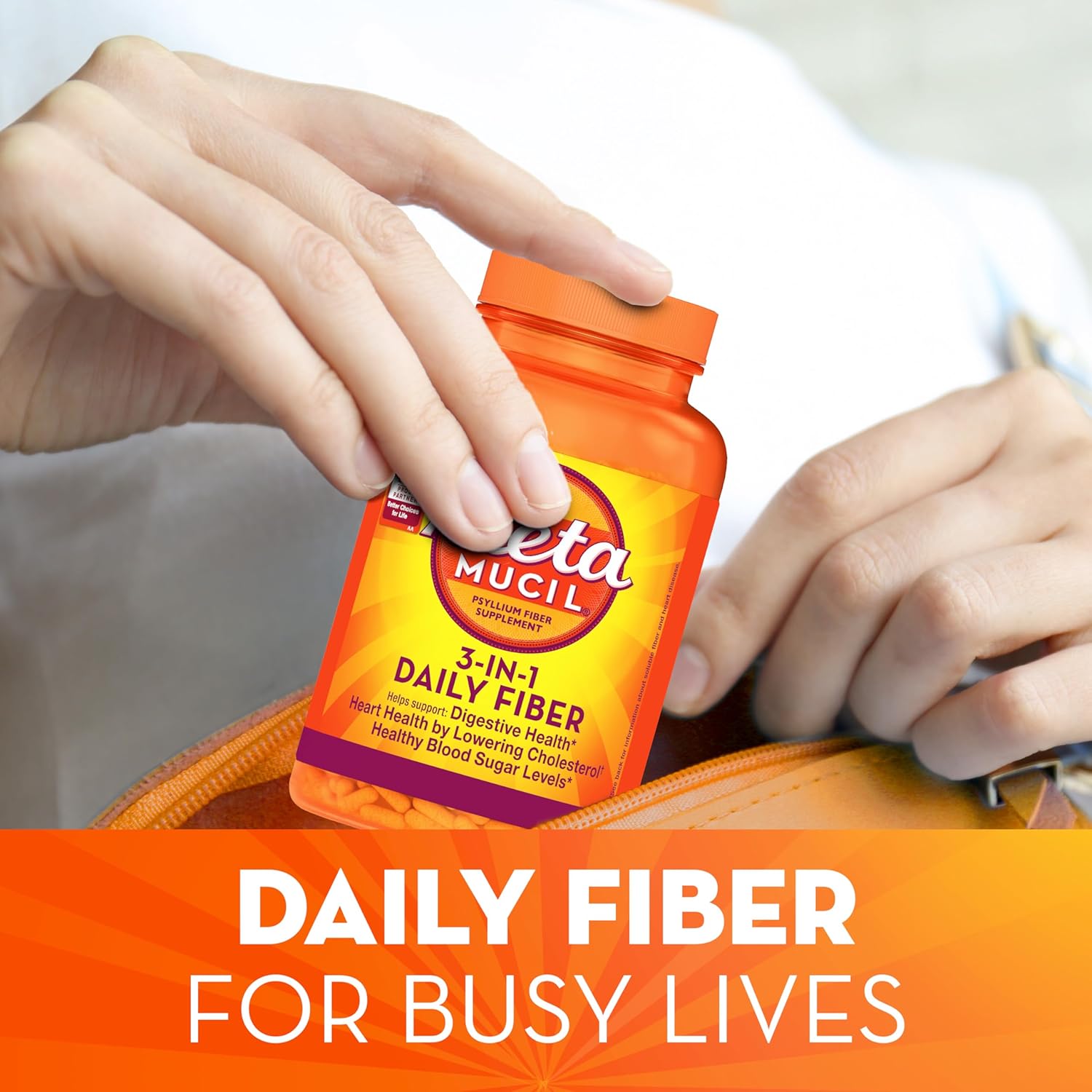 Metamucil Daily Fiber Supplement, 160 Capsules