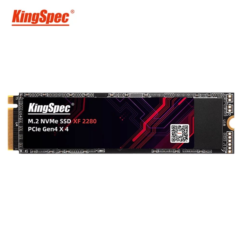 KingSpec XF 2280 512GB M.2 NVMe PCIe Gen4.0x4 SSD Solid State Drive High-speed Transmission 3D NAND Flash Low Power Consumption