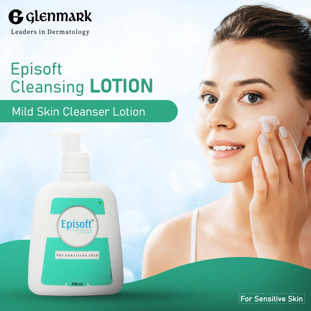 Episoft, Cleansing Lotion For Sensitive Skin ml, NIL, 125 millilitre