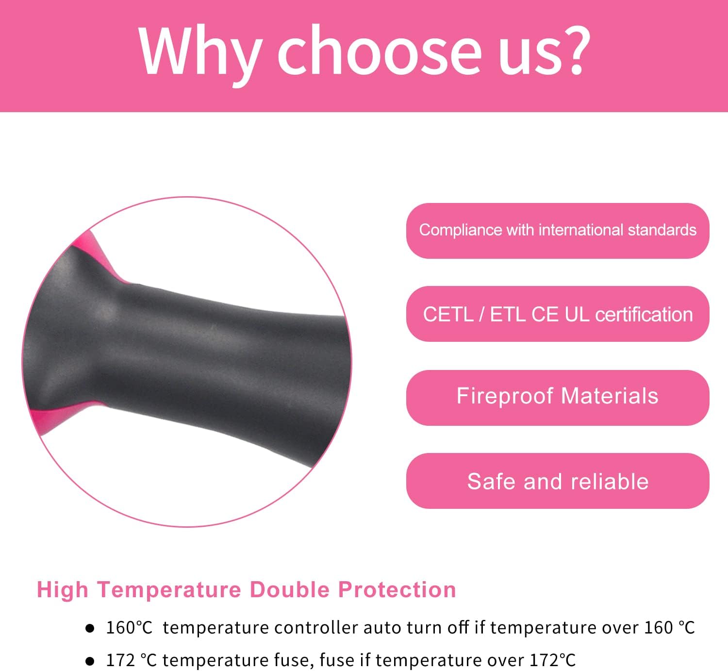 Hair Dryer Brush Blow Dryer Brush in One, Upgraded 4 in 1 Hair Dryer and Styler Volumizer with Negative Ion Anti-frizz Ceramic Titanium Barrel Hot Air Brush Hair Straightener Brush