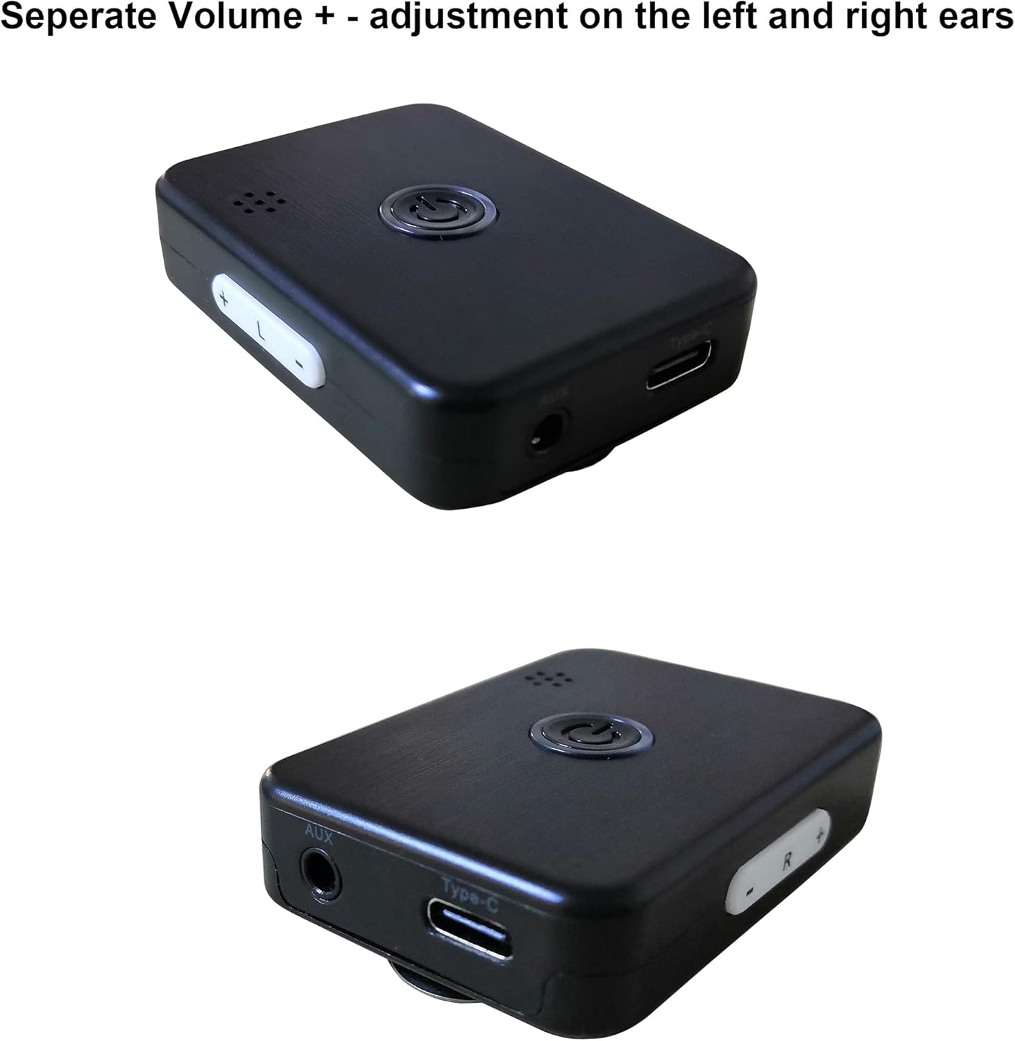 Bluetooth Bone Conduction Hearing Impaired Headsets for Seniors Hard of Hearing,Wireless TV Listening Headphones with Sound Pickup Transmitter for Elderly to Watch TV & Communicate