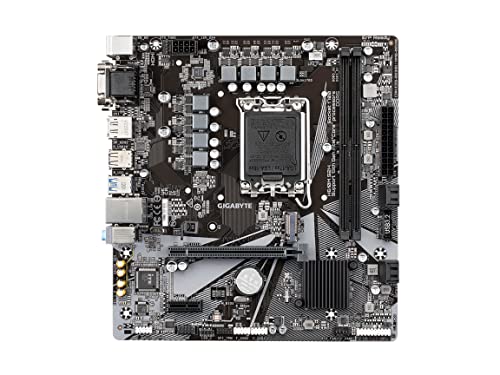 GIGABYTE H610M S2H (H610/ Intel/LGA 1700/ Micro ATX/ DDR5/ Single M.2/ PCIe 4.0/ USB 3.2 Gen1/ Realtek GbE LAN/Motherboard)