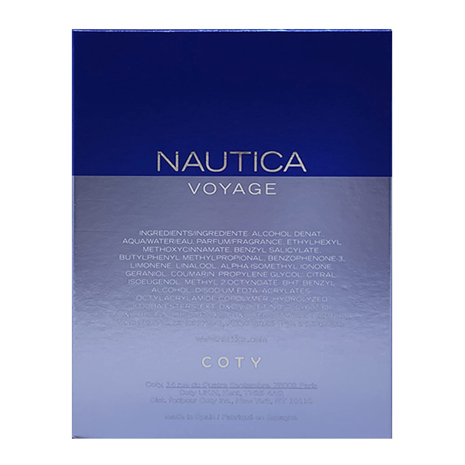 NAUTICA VOYAGE BY NAUTICA, EDT SPRAY 3.4 OZ