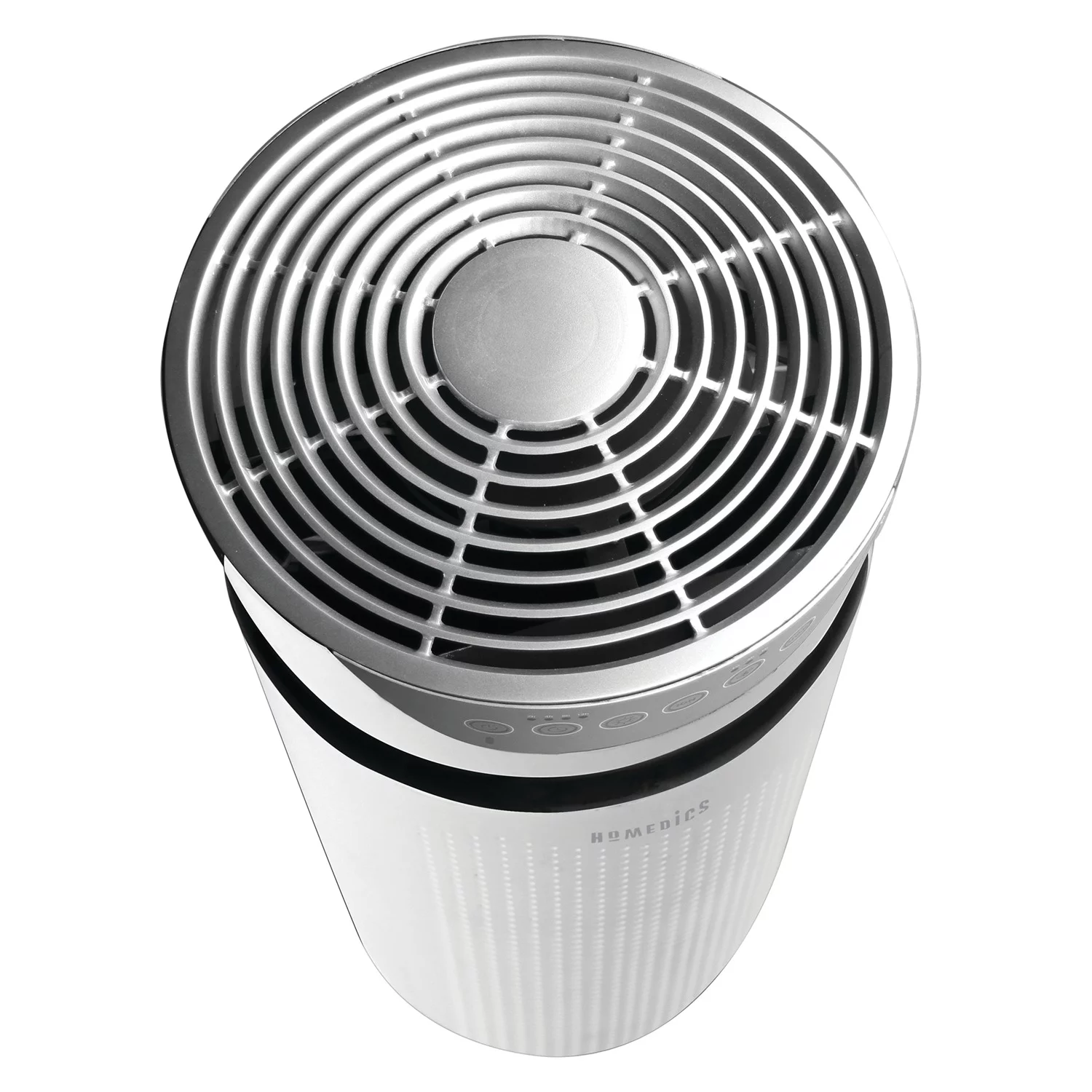 HoMedics Air Purifier, Anti-Allergen, Air Cleaner, UV-C Light Eliminates 99.99% of Viruses & Bacteria, True HEPA Filter Removes allergens, pollutants, Mold, Odors, For Medium Rooms, Quite (White)