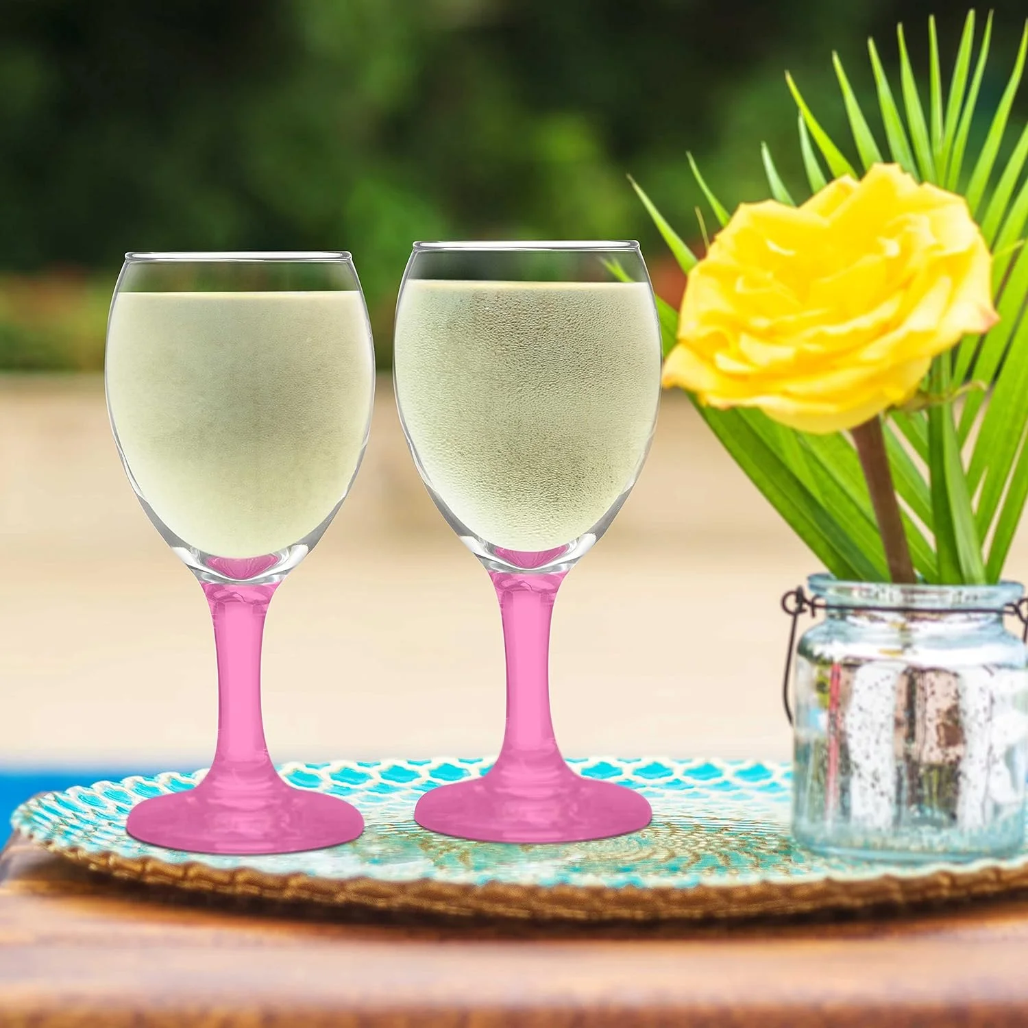 10 Aragon Wine Glasses Set, 8.5 Oz. - High Standard, Made -