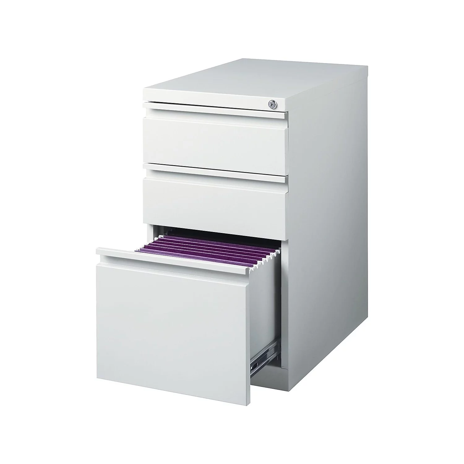 Staples 3-Drawer Vertical File Cabinet Locking 25172D