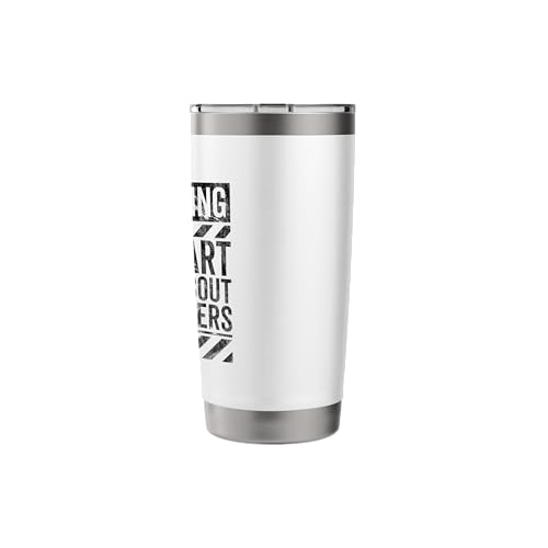 Funny Warning Sign May Start Talking About Platformers Gamer Stainless Steel Insulated Tumbler