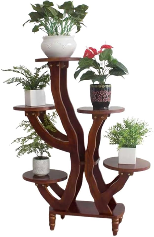 Gerrit Plant Stand 5 Tier Plant Stand Indoor Wooden Tall Flower Pot Stand For Multiple Plants Corner Plant Holder Rack Modern Creative Flower Pots Display Ra