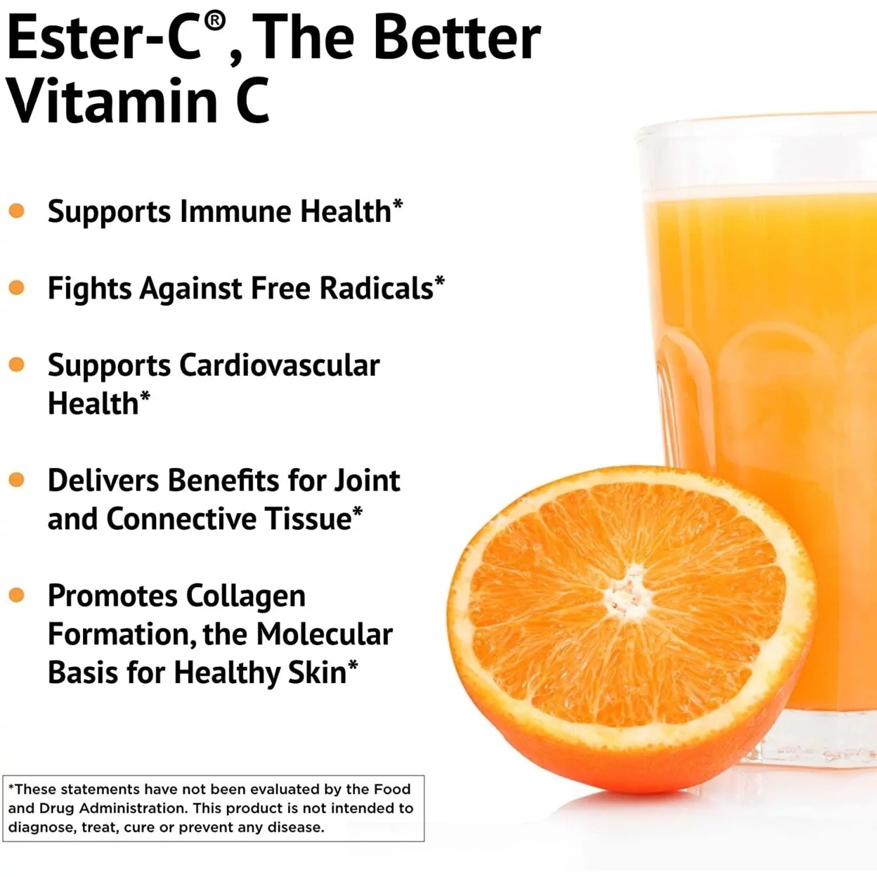 American Health Ester-C with Citrus Bioflavonoids 1000 mg Vegetarian Tablets, 180 Ct