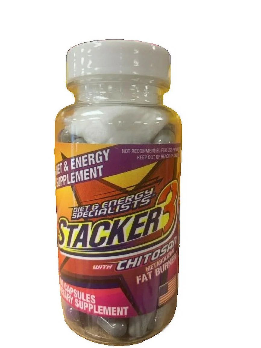 Stacker 3 Weight Loss & Energy Dietary Supplement 100 Count
