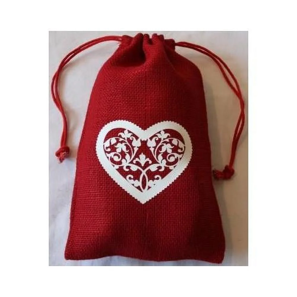 Valentine Chocolate Gift Bag (Dark Chocolate Pecan Caramel Clusters With Sea Salt) One Full Pound