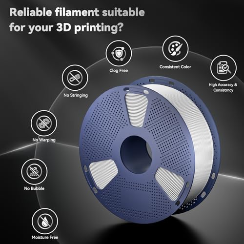 3D Printer Filament, ABS Filament 1.75mm, High Strength and Toughness, Dimensional Accuracy +/- 0.02mm, 1kg(2.2lbs) 3D Printing Filament (Gold)