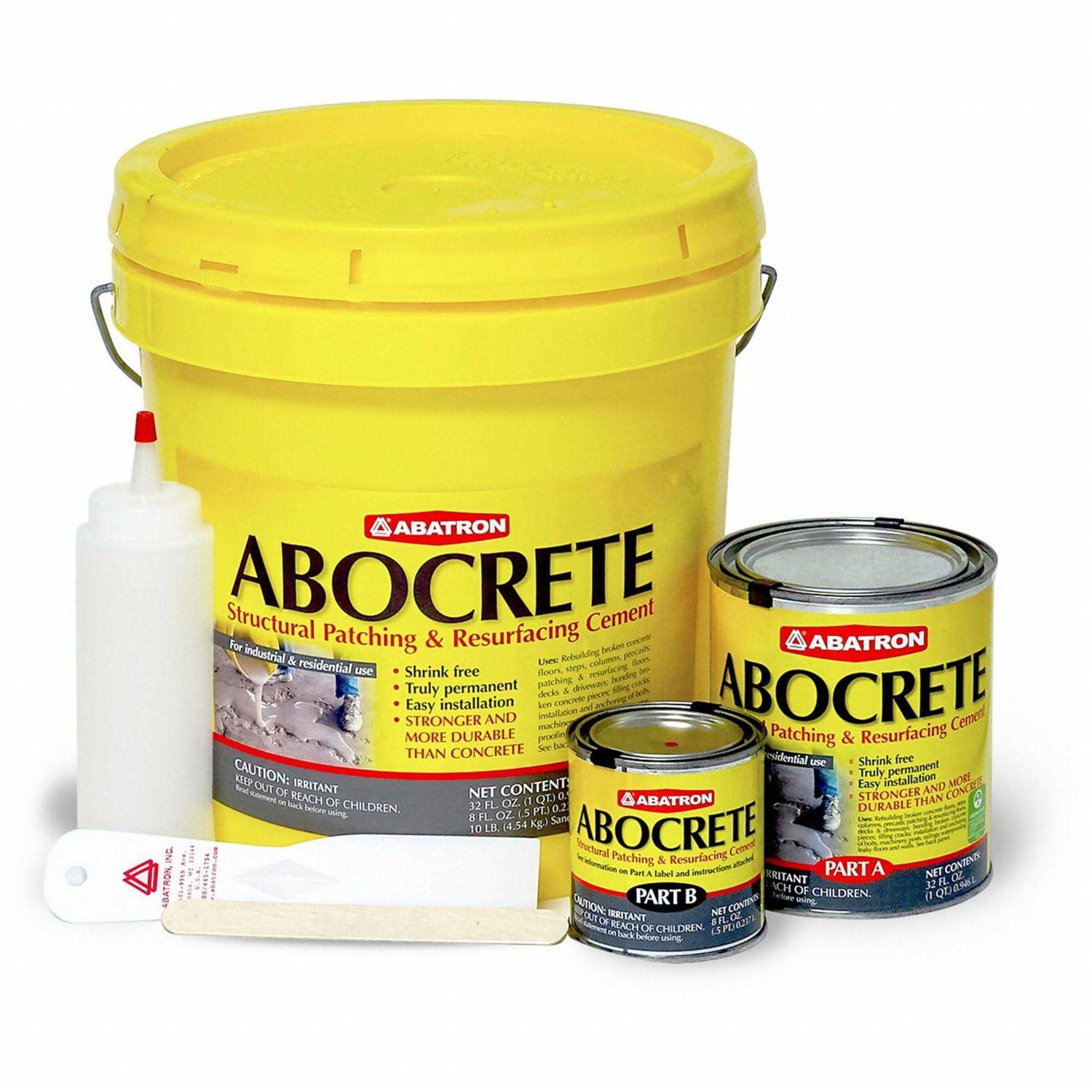 Abocrete Light Gray Small Kit With Sand Self-Leveling Epoxy Concrete Patching/Resurfacing Compound ACK5R - Shop Hardware Tools Online Store