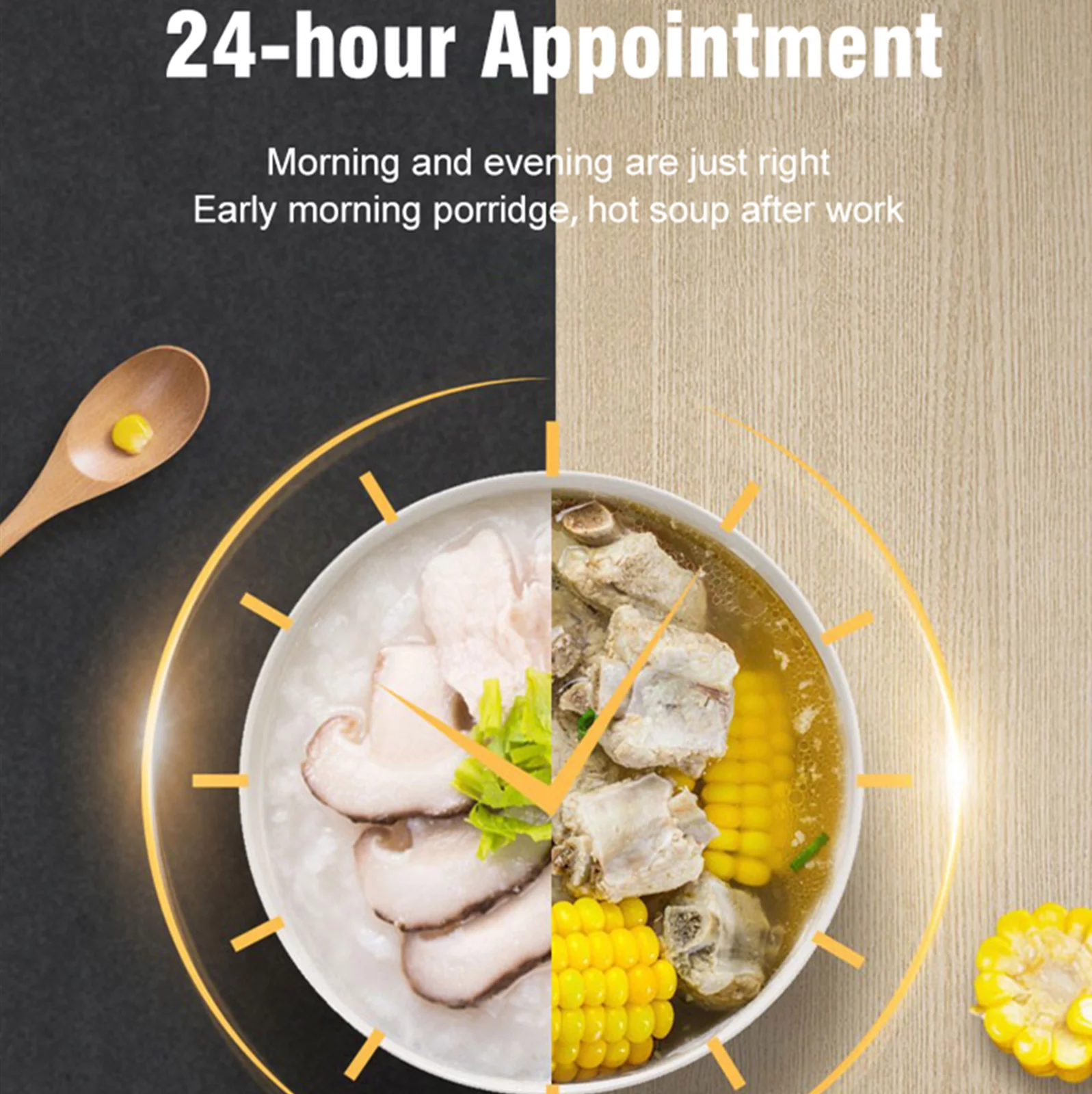 Wobythan Pressure Cooker,5L Large Capacity Electric Pressure Cooker Multifunctional Household Smart Rice Cooker US 110V