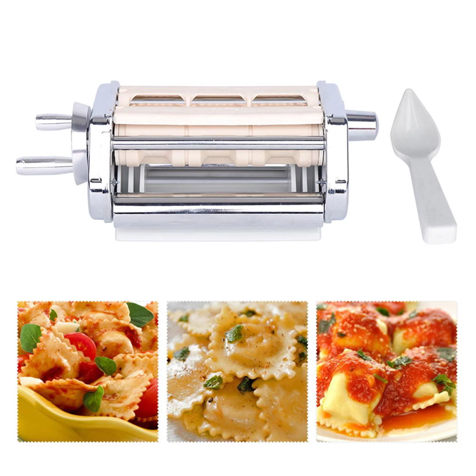YIYIBYUS Ravioli Maker Stainless Steel Pasta Roller Cutter Maker Dumpling Maker