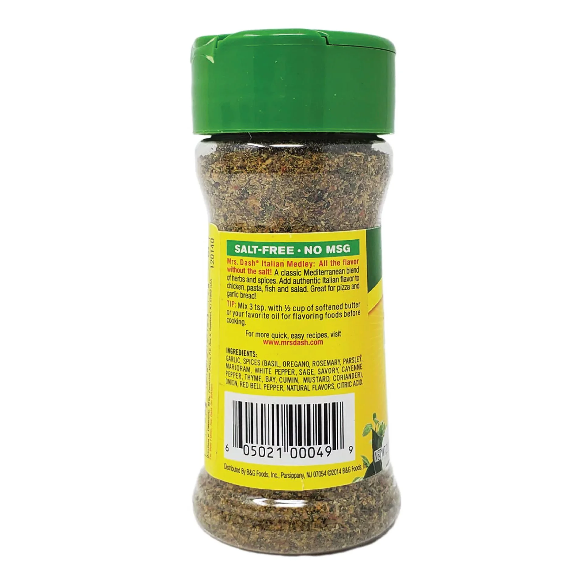 4x Shakers Mrs Dash Flavor Full Salt Free Italian Medley Seasoning Blend 2oz