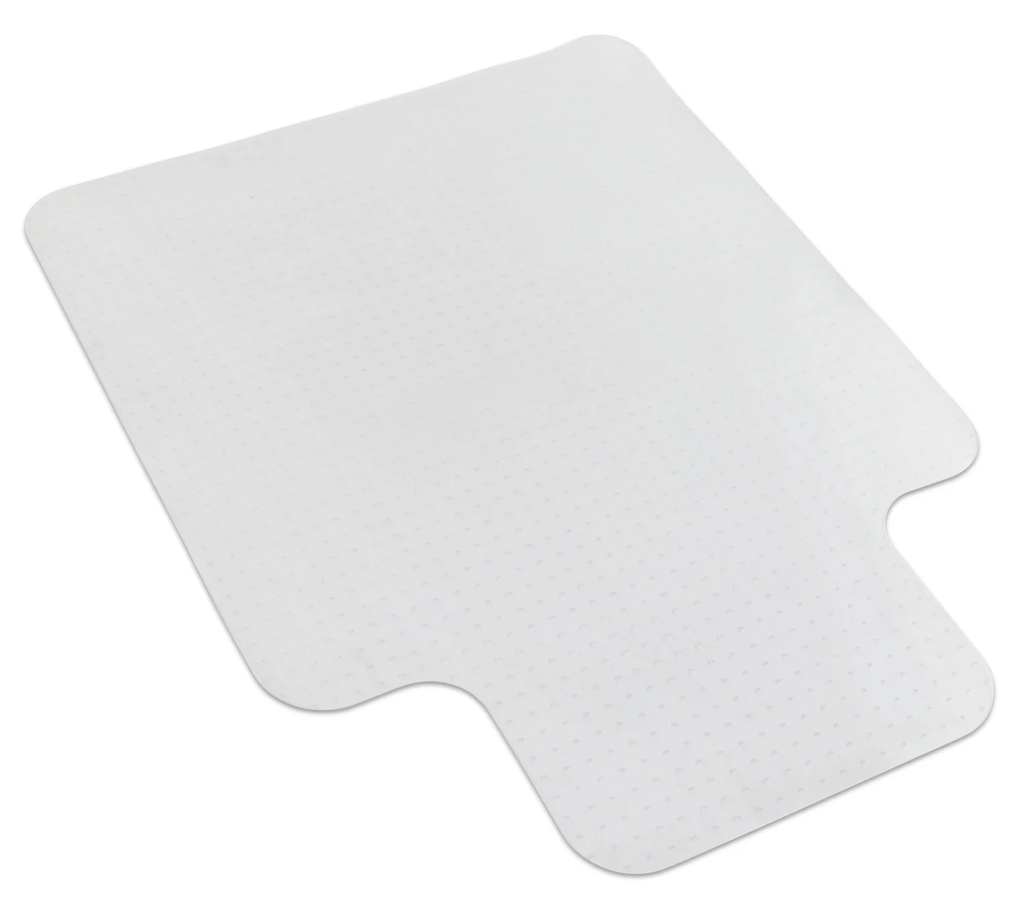 Mount-It! 35.5x47 Rectangular Studded Office Chair Mat for Carpet Clear PVC MI-7817
