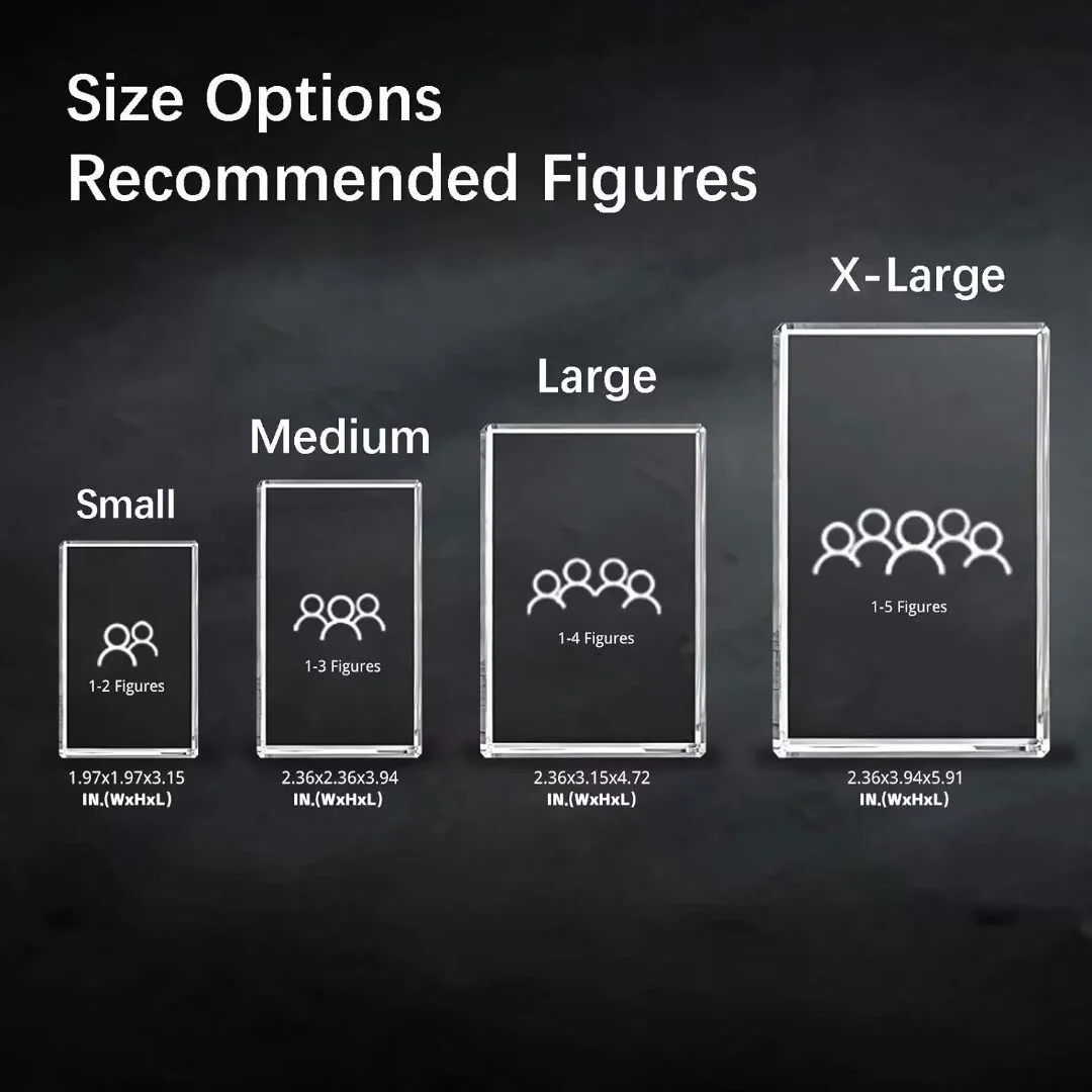 AISENIN Personalized 3D Engraved Crystal Photo Custom 3D Photo Crystal Laser Photo Etched Engraved Inside Crystal with Picture Photograph 3D Glass Picture Cube Gift Idea