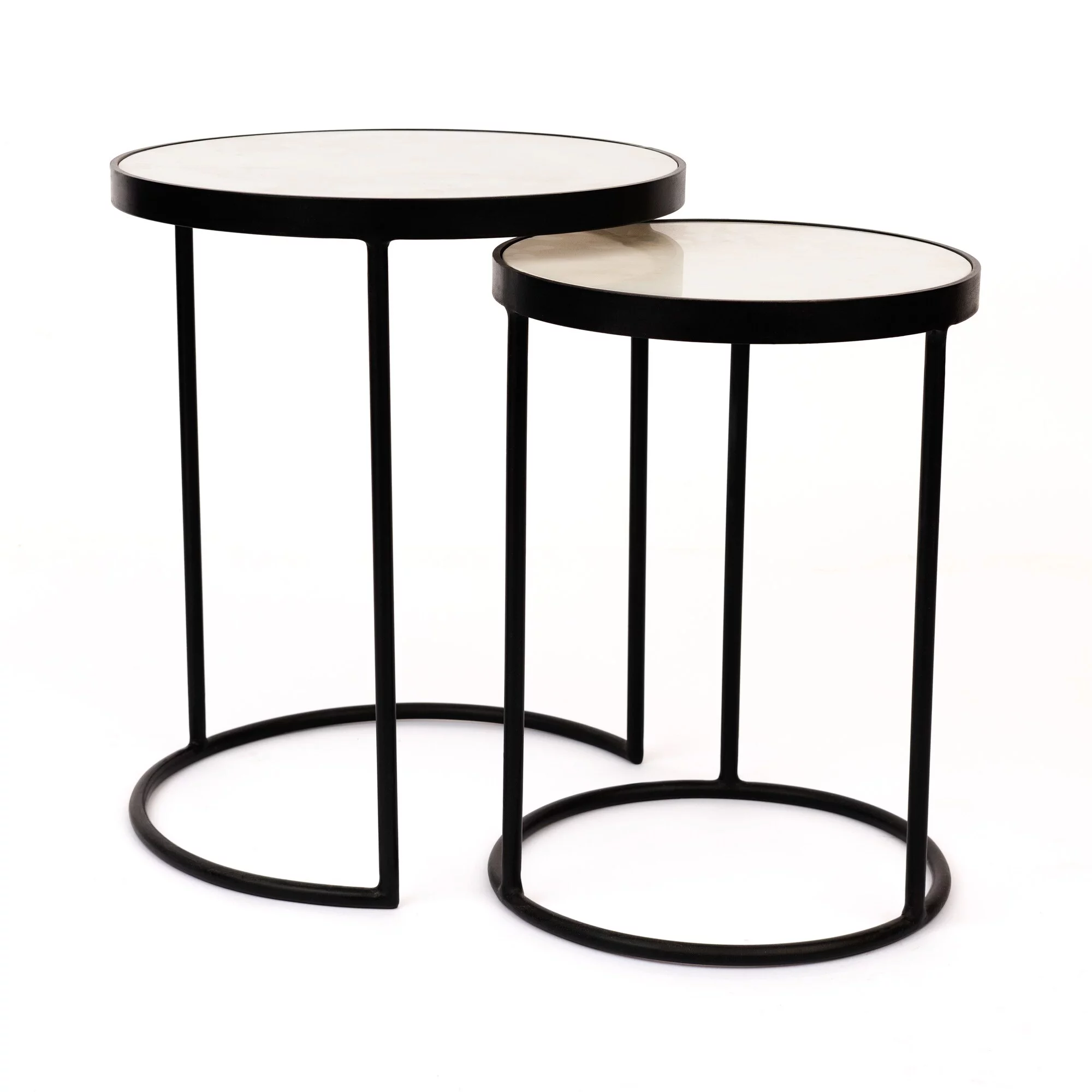 Aurora Home  Round Marble Nesting Tables - 15