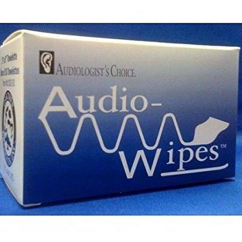 audiowipes individually packaged towelettes - box of 30