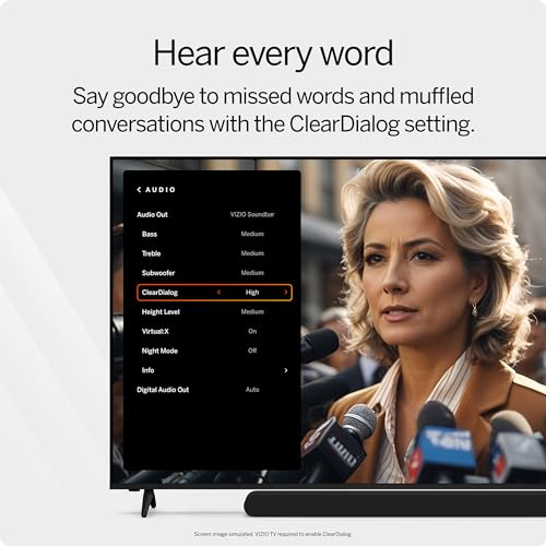 VIZIO 2.0 Soundbar w/Dolby Atmos & DTS:X, Bluetooth Speaker, QuickFit™ Compatible – SV200M-08 (New, 2024 Model)