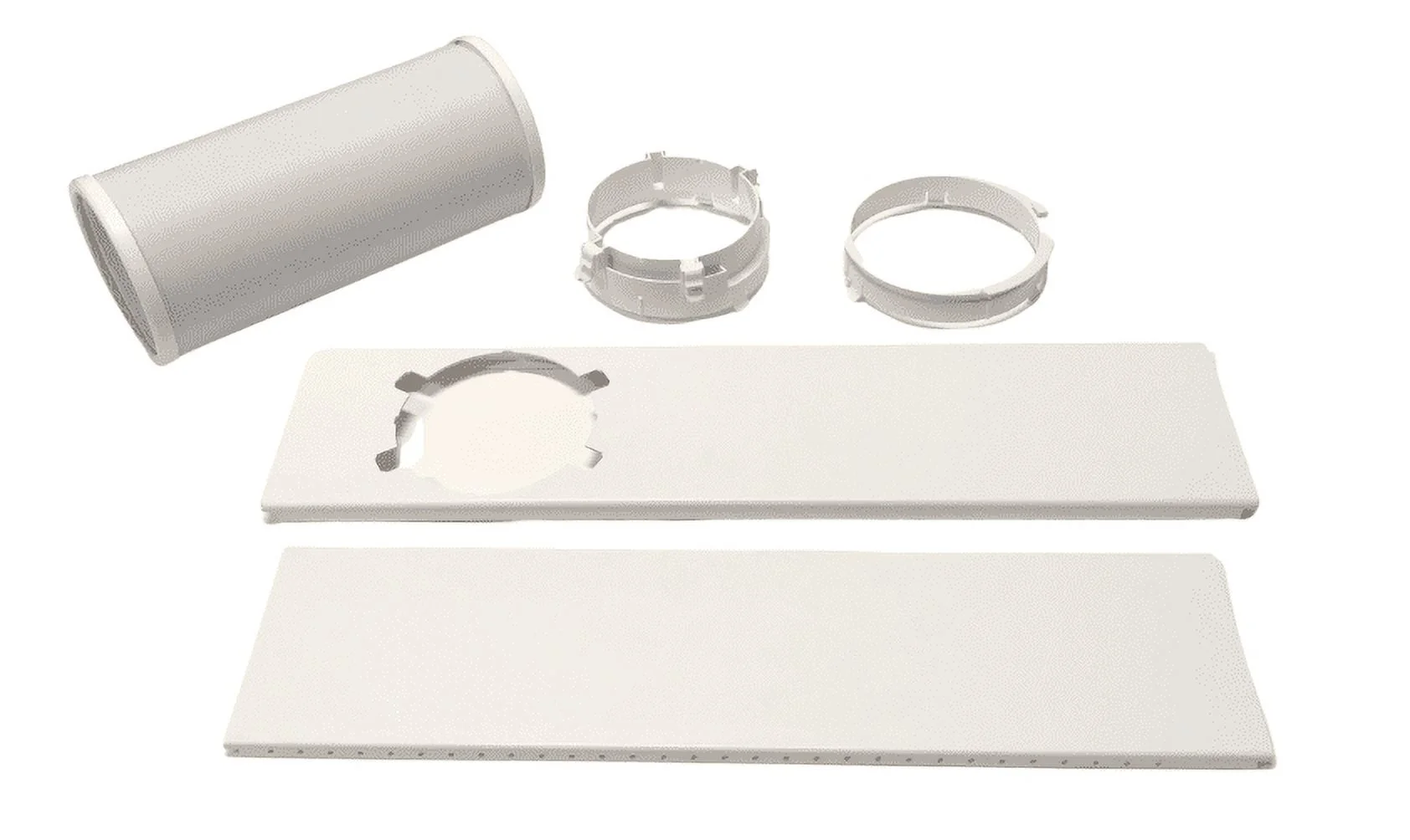 OEM Danby Air Conditioner AC White Window Exhaust Kit Originally Shipped With DPA080CB7WDB, DPA100HB1BDB6, DPA120B3WDB