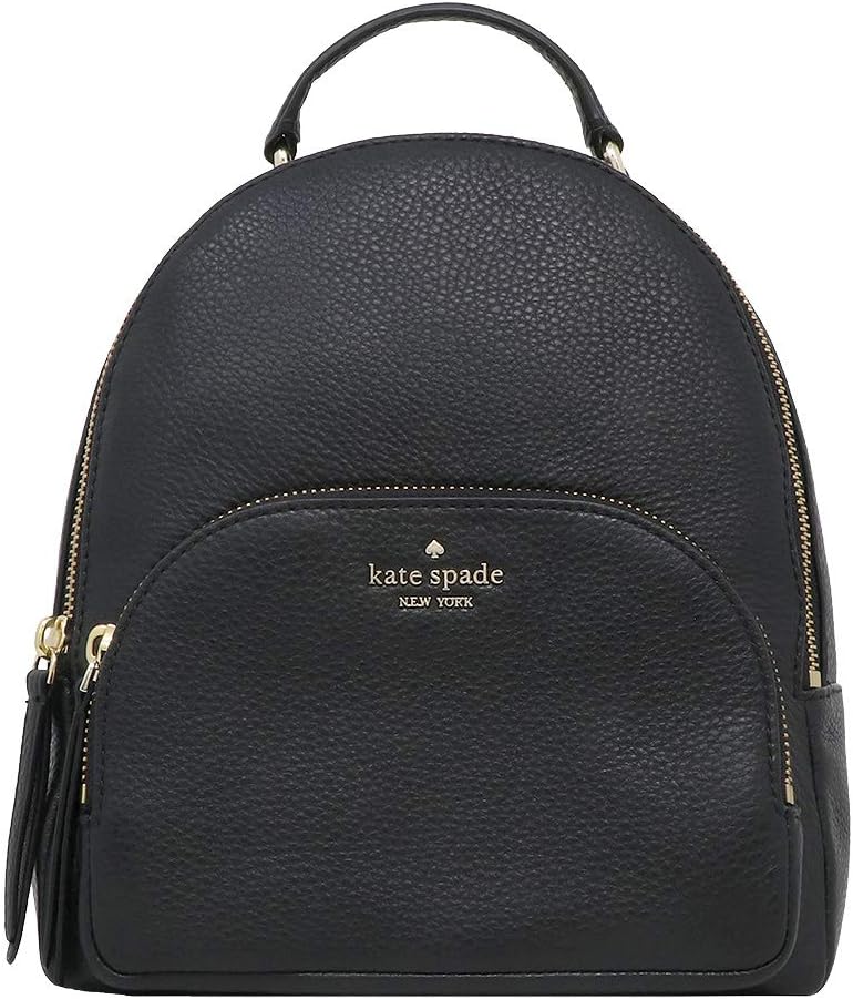 Kate Spade New York Jackson Medium Leather Backpack, Black 2019, Size Medium