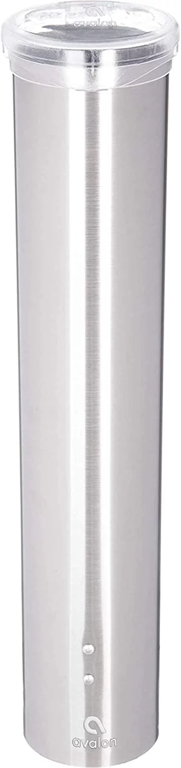 FJU Self-Cleaning Hot & Cold Water Cooler Bundle with Stainless Steel Cup Dispenser