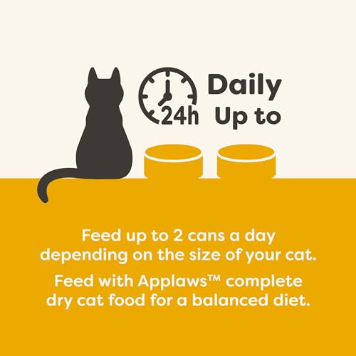 Applaws Natural Wet Cat Food in Gravy, Limited and Natural Ingredients, High Protein with No Artificial Additives, Fish Selection in Gravy (24 x 2.47oz Cans)