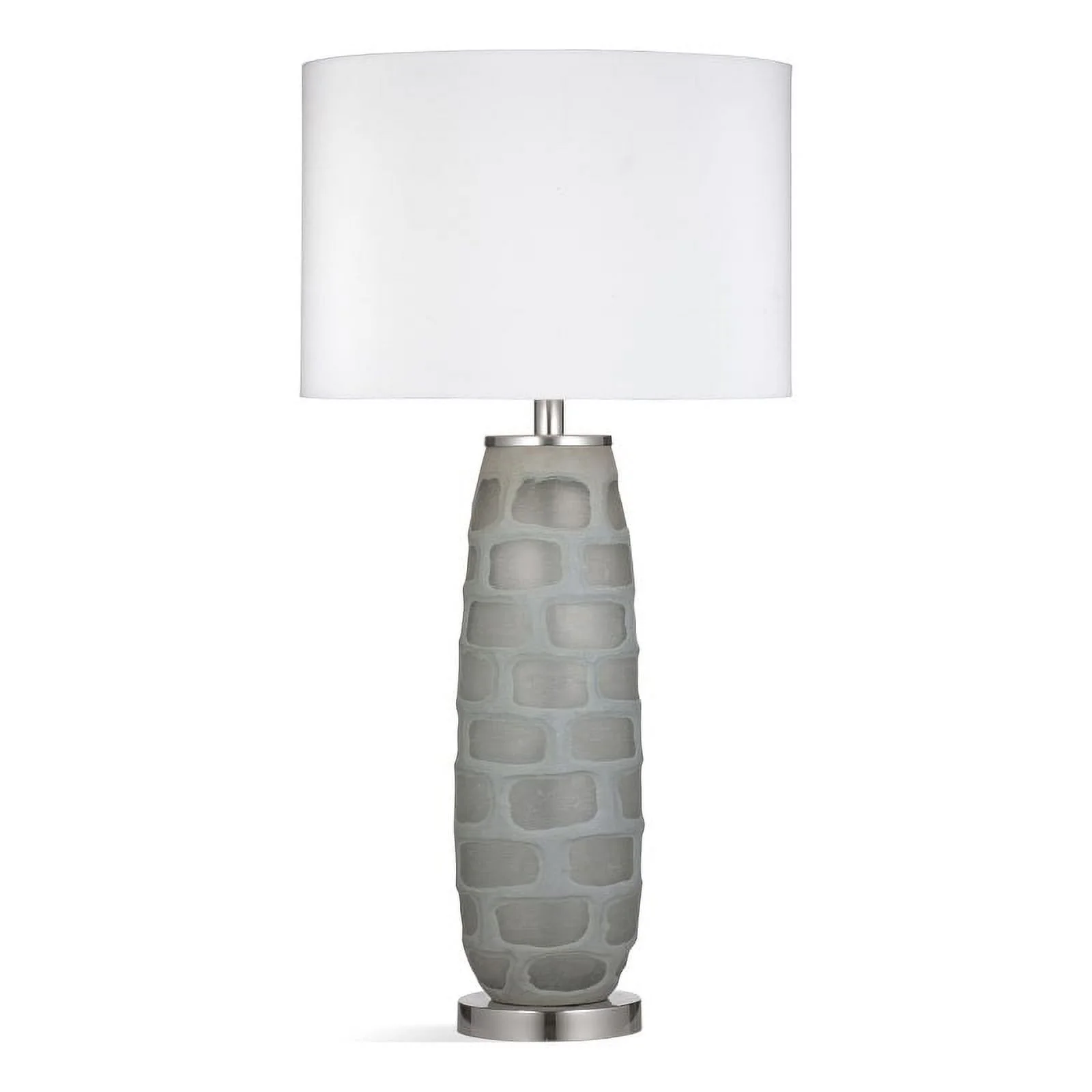 DePau Table Lamp in Gray Glass