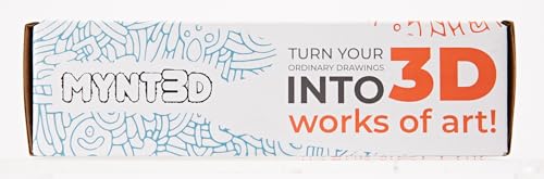 MYNT3D Super 3D Pen, 1.75mm ABS and PLA Compatible 3D Printing Pen