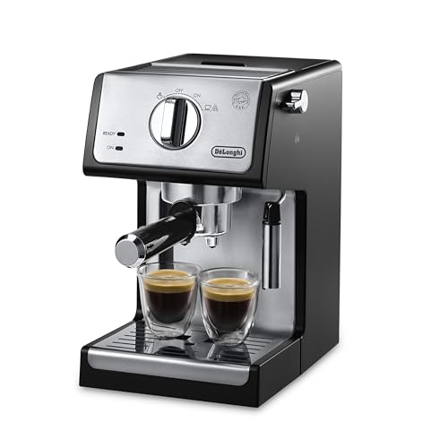 De'Longhi 15 Bar Pump Espresso and Cappuccino Machine with Premium Adjustable Frother, Stainless Steel, ECP3630