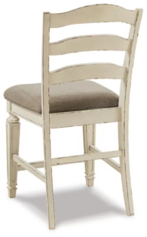 Signature Design by Ashley Realyn French Country 24.13 Counter Height Upholstered Barstool