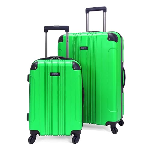 Kenneth Cole REACTION Out of Bounds Lightweight Hardshell 4-Wheel Spinner Luggage, Cobalt Blue, 20-Inch Carry On