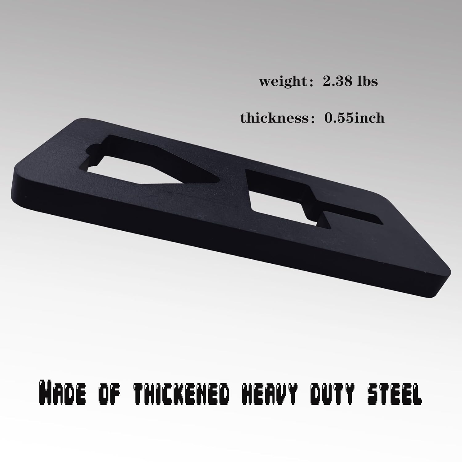 T Post Puller Plate Fence Post Puller Farm & Garden Heavy-Duty Steel Equipment for Quick Removal of T Posts Use Different Gauges of Chain, Handyman Jack or a S Hook, Tractor Bucket